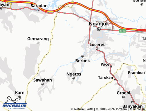 MICHELIN Maguan map - ViaMichelin