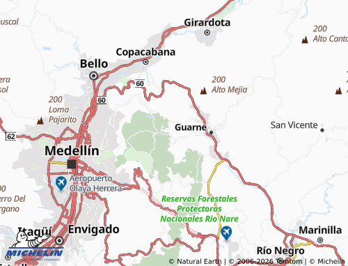 Carte MICHELIN Piedras Blancas - ViaMichelin