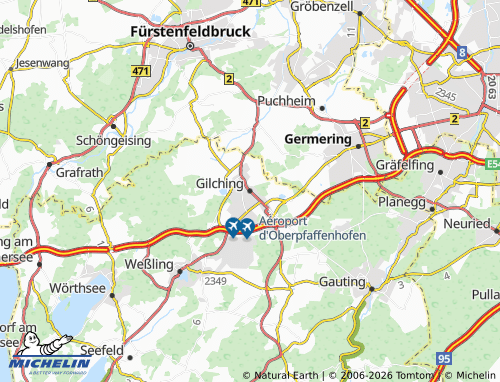 MICHELIN-Landkarte Gilching - ViaMichelin