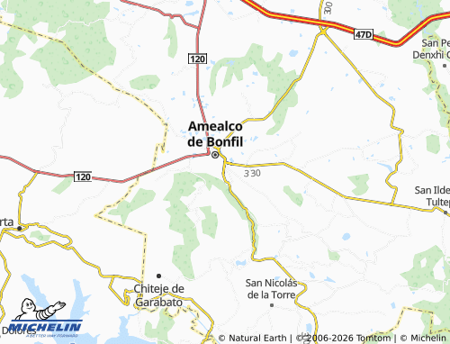 Mapa MICHELIN Rinconada de Bonfil - ViaMichelin
