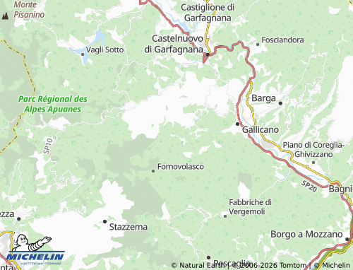 MICHELIN Vergemoli map - ViaMichelin