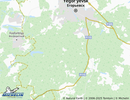 MICHELIN Brekhovskaya map - ViaMichelin