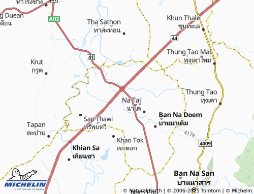 MICHELIN Tha Ruea map - ViaMichelin