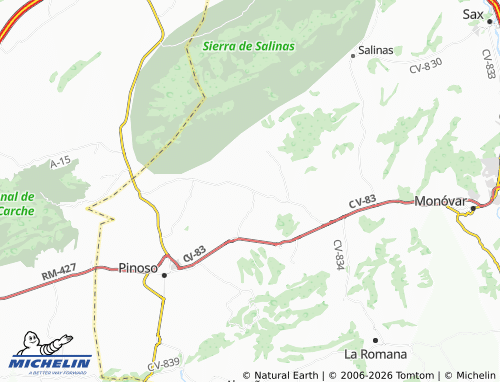 Kaart MICHELIN Úbeda - ViaMichelin