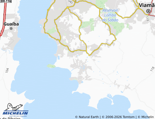 Mapa MICHELIN Ponta Grossa - ViaMichelin