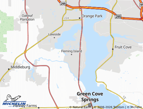 Mapa MICHELIN Fleming Island - ViaMichelin