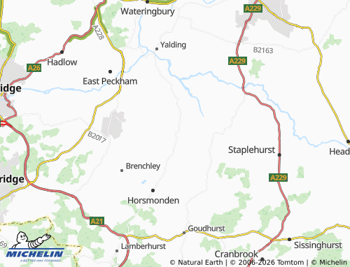 Carte MICHELIN Claygate - ViaMichelin