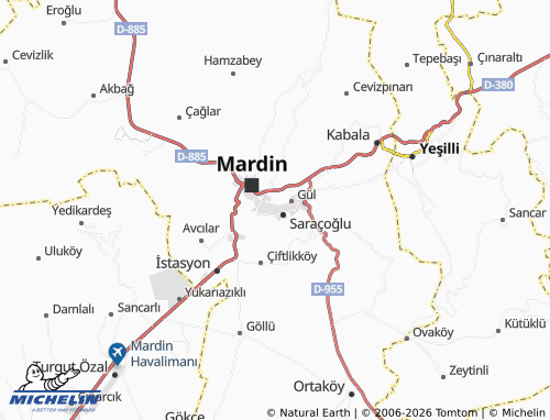 MICHELIN Ulu Cami map - ViaMichelin