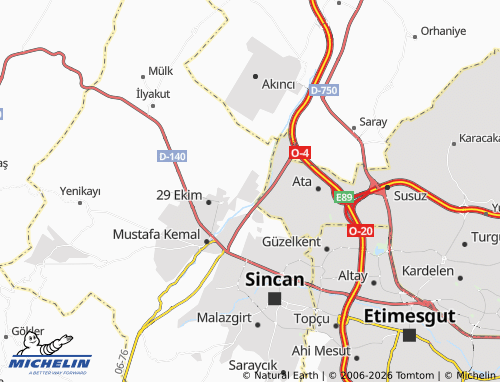 MICHELIN Adalet map - ViaMichelin