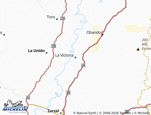 Carte MICHELIN La Victoria - ViaMichelin