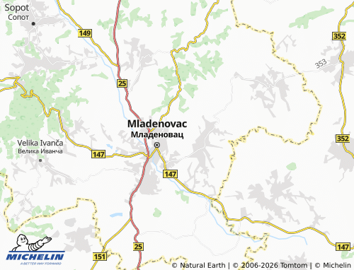 Carte MICHELIN Granice - ViaMichelin