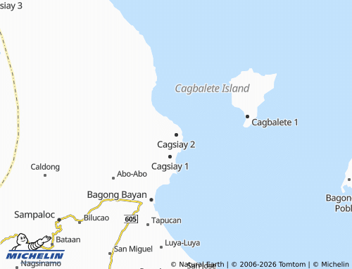 MICHELIN Cagsiay 2 map - ViaMichelin