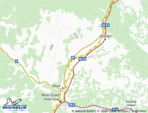 Mapa MICHELIN Unčani - ViaMichelin