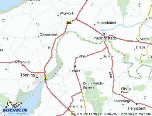 Mapa MICHELIN Lehe - ViaMichelin
