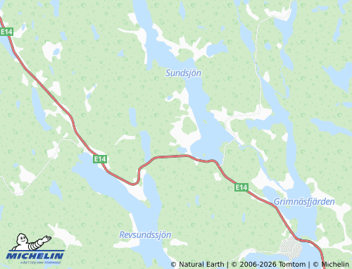 Mappa MICHELIN Fanbyn - ViaMichelin