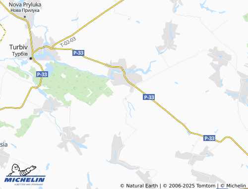 MICHELIN Zhurava map - ViaMichelin