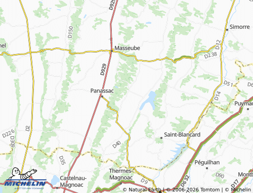 Mappa MICHELIN Bézues-Bajon - ViaMichelin