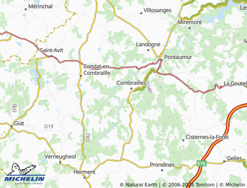 Carte MICHELIN Le Triadoux - ViaMichelin