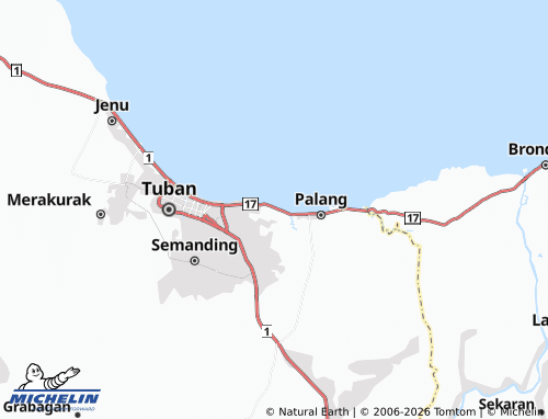 MICHELIN Kradenan map - ViaMichelin