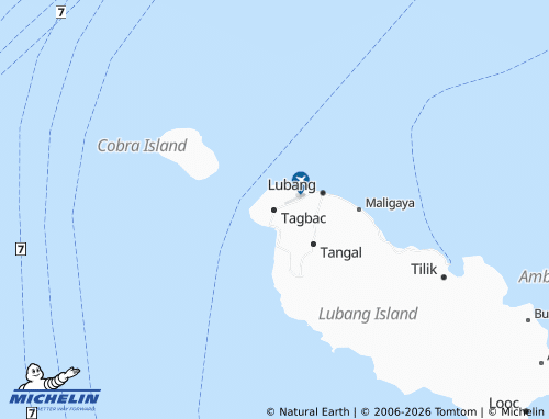 MICHELIN Tagbac map - ViaMichelin