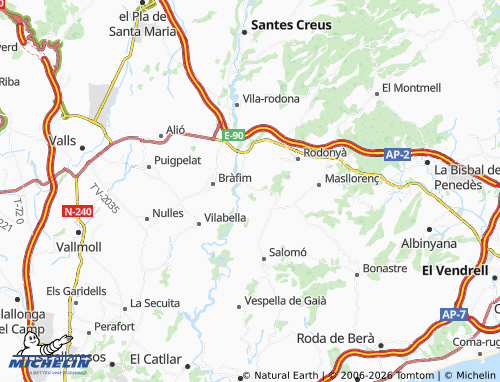 Carte MICHELIN Montferri - ViaMichelin