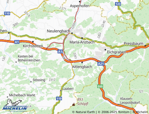 Mappa MICHELIN Öd - ViaMichelin