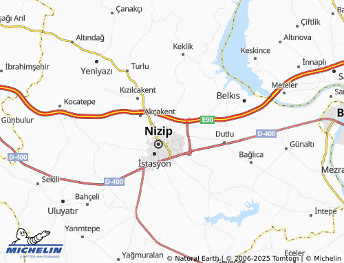 MICHELIN Mevlana map - ViaMichelin