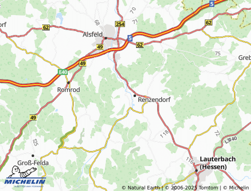 MICHELIN Hopfgarten map - ViaMichelin