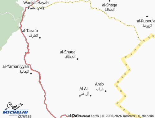 Carte MICHELIN al-Shaqa - ViaMichelin