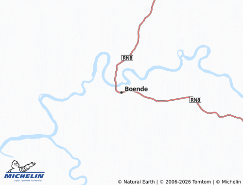 MICHELIN-Landkarte Boende - ViaMichelin