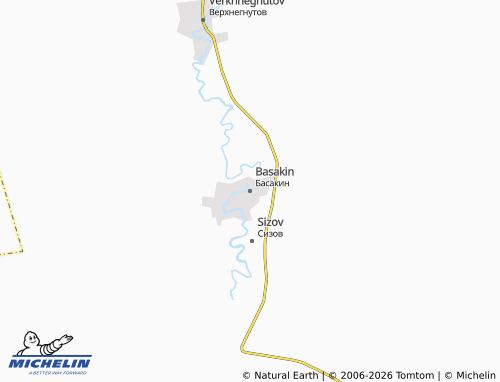 MICHELIN-Landkarte Basakin - ViaMichelin