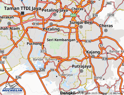 Carte MICHELIN Taman Desaminium - ViaMichelin