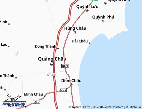 Mapa MICHELIN Diễn Phong - ViaMichelin