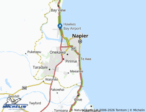 Mapa MICHELIN Maraenui - ViaMichelin