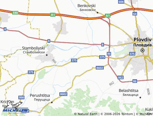 Mapa MICHELIN Kadievo - ViaMichelin