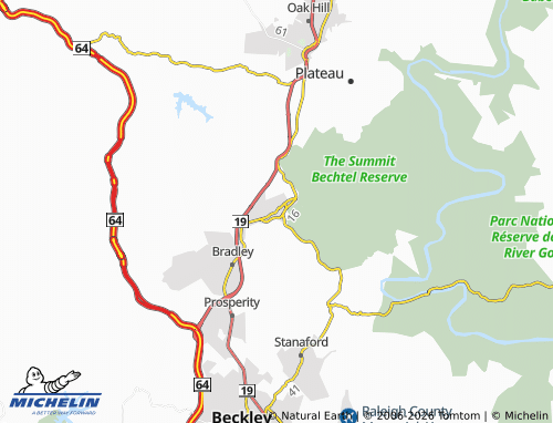 Mapa MICHELIN Mount Hope - ViaMichelin