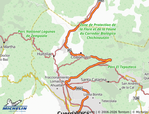 Mapa MICHELIN Saint Morits - ViaMichelin