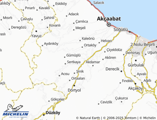 MICHELIN Bozdoğan map - ViaMichelin