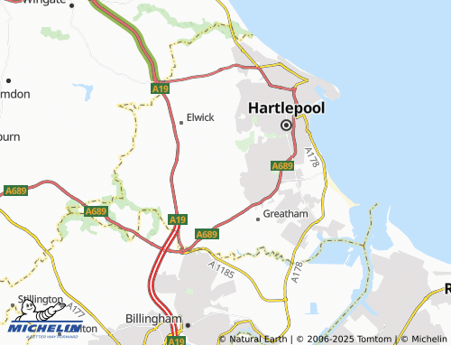 Mappa MICHELIN Brierton - ViaMichelin