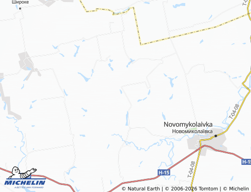 MICHELIN Novovolodymyrivka map - ViaMichelin