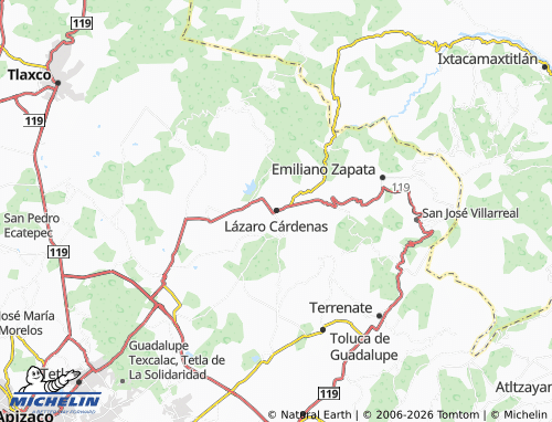 Mapa MICHELIN Lázaro Cárdenas - ViaMichelin