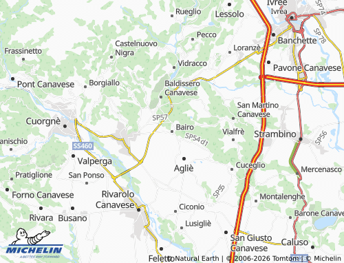 Mappa MICHELIN Bairo - ViaMichelin