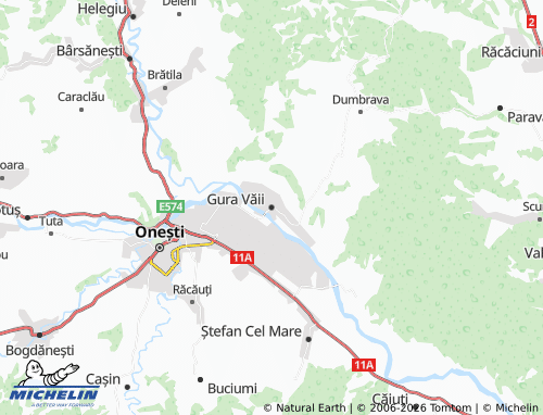 Mappa MICHELIN Gura Văii - ViaMichelin