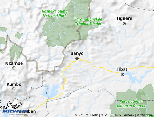 MICHELIN Mayo-Banyo map - ViaMichelin