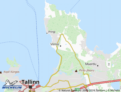 MICHELIN-Landkarte Viimsi vald - ViaMichelin