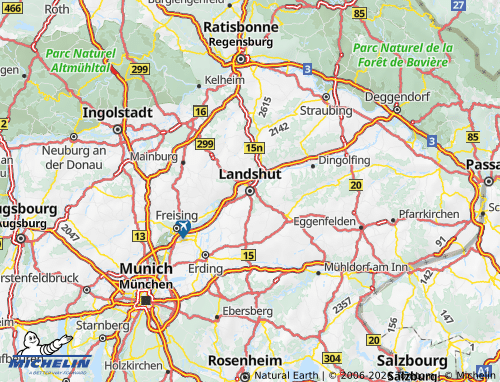 Mappa MICHELIN Landshut - ViaMichelin