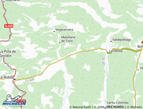 MICHELIN Palazuelo map - ViaMichelin