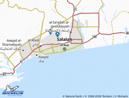 Mappa MICHELIN Salalah - ViaMichelin