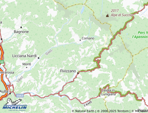MICHELIN Cotto map - ViaMichelin