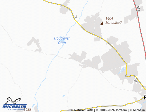 MICHELIN-Landkarte GaMakweya - ViaMichelin